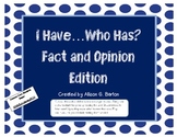 I Have...Who Has? Fact & Opinion Card Game