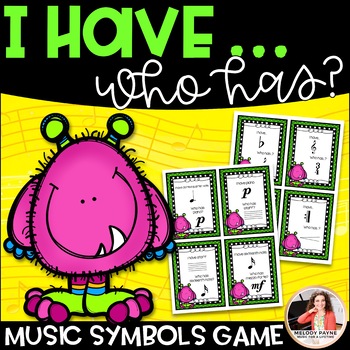Preview of Music Game for Elementary Music - I Have, Who Has? Symbols, Dynamics, & More!
