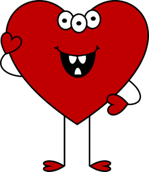 I Heart Monsters Clip Art