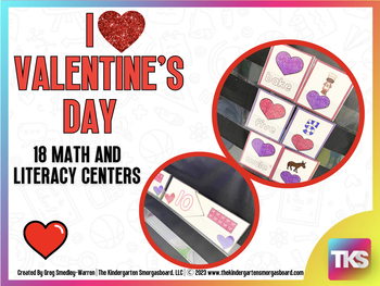 Preview of I Heart Valentine's Day!  Math and Literacy Creation