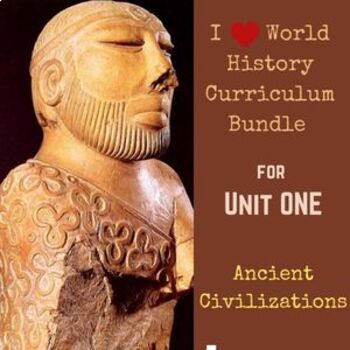 Preview of Unit 1 Curriculum Bundle for World History (Ancient Civilizations)