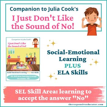Preview of I Just Don't Like the Sound of No! (by J. Cook) Interactive Read Aloud, SEL+ELA