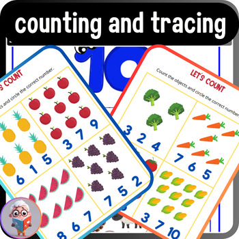 Preview of I KNOW MY NUMBERS - counting and tracing