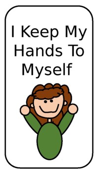 Preview of I Keep My Hands To Myself Social Story