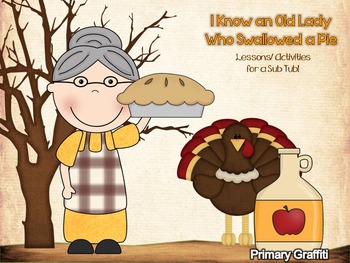 Preview of I Know An Old Lady Who Swallowed Pie {sub tub}