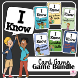 I Know Card Game Counseling Bundle 2 | Social Emotional Learning