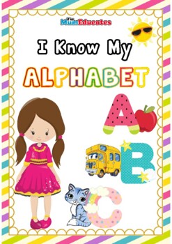 I Know My ABCs - Alphabets - Coloring - Tracing - Activity Book | TPT