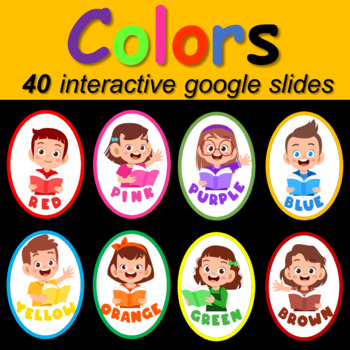 Preview of Colors Recognition & Identification | Virtual | 40 Google Slides