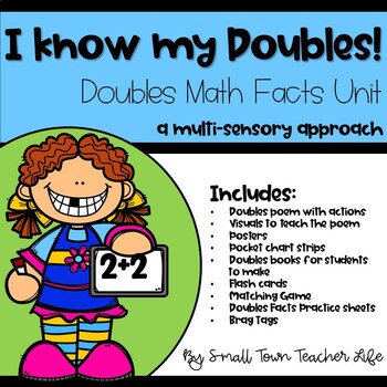 Preview of I Know My Doubles Facts! A Multi-Sensory Unit to Teach Doubles Facts