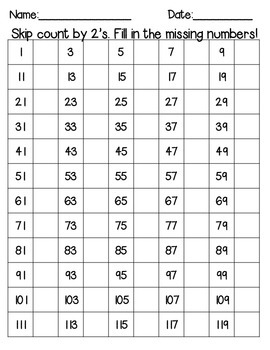 I Know My Number 1-120 (many different printables for number practice1-120)