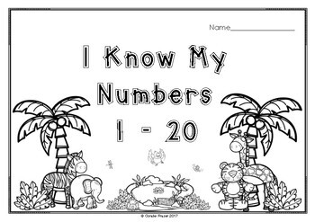 Preview of I Know My Numbers 1 - 20