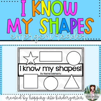 Preview of I Know My Shapes! Emergent Reader Book