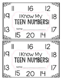 I Know My Teen Numbers!