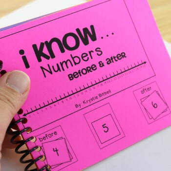 Preview of I Know... Numbers Orders Before & After 1-30 (3 Levels) Adapted Math Book