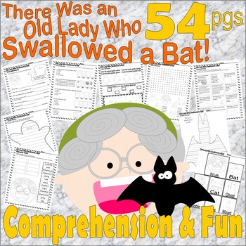 Preview of I Know There Was an Old Lady Who Swallowed a Bat Read Aloud Book Companion Study