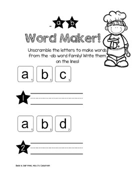 I Know Word Families: Short 'a' Review by Miss D's Classroom | TpT