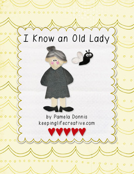 Preview of I Know an Old Lady {Felt Story Set}