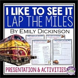 I Like to See it Lap the Miles by Emily Dickinson - Poetry