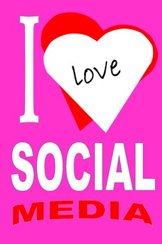 Preview of I LOVE SOCIAL MEDIA POSTER!