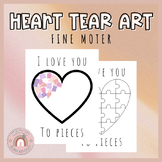 I LOVE YOU to Pieces Craft | Tear Art | Fine Motor | KINDE