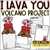 I Lava You Opinion Writing Prompt with Graphic Organizers 
