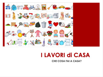 Preview of I Lavori di Casa - Chores Around the House Bundle
