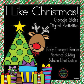 Preview of I Like Christmas - GOOGLE SLIDES  - Distance Learning