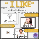 I Like Core Word Adapted Book, Slideshow, Emergent Reader 