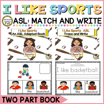 Preview of I Like Sports- ASL Bundle