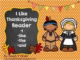 I Like Thanksgiving reader