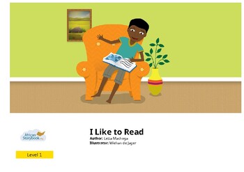 Preview of I Like to Read – English level 1