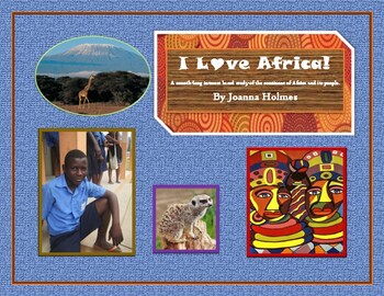 Preview of I Love Africa! Month Long Multi-Sensory Unit