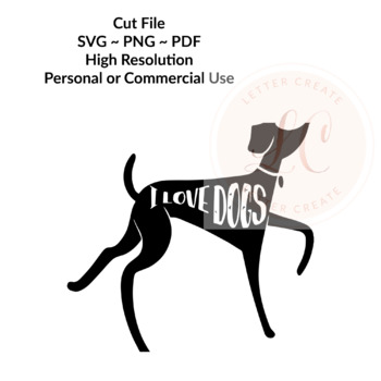 Download I Love Dogs Svg Cut File Cricut File By Letter Create Studio