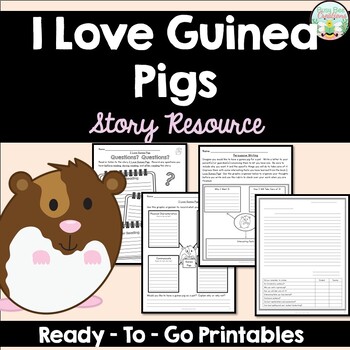 Preview of I Love Guinea Pigs - Story Resource