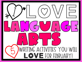 Preview of I Love Language Arts- Google Slides Writing Activities