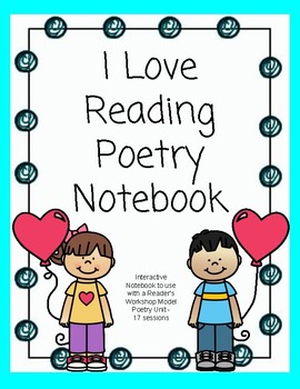 Preview of I Love Reading Poetry Interactive Notebook