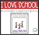 I Love School | Book Companion | Printable | Creative Curr