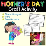 Mother's Day Flower Bouquet Craft and Card Questionnaire f