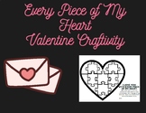 I Love You With Every Piece of My Heart Valentine Craft