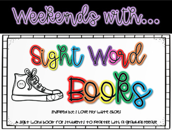Preview of I Love my Shoes! Sight Word Book with Rainbow Words