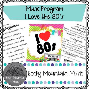 Preview of I Love the 1980's Music Program