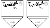 I'M THANKFUL FOR...Thanksgiving Banner Writing