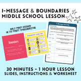 I-Message & Boundaries Lesson, Conflict Resolution, Health