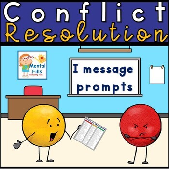 Preview of I Message Template with Language Prompts for Conflict Resolution