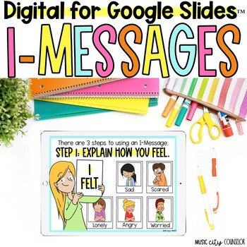 Preview of I-Messages, I-Statements, & Small Problems Digital for Google Slides™