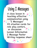 I Messages - a lesson on problem solving with situation ca