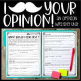 I "Mustache" Your Opinion Writing Unit | Prompts & Graphic Organizers