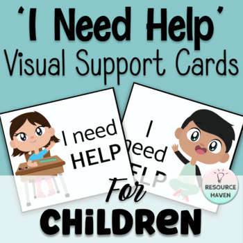 Preview of I Need 'HELP' Card Set for Children