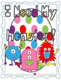I Need My Monster {A Creative Writing Unit}