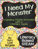 I Need My Monster Literacy Based Halloween STEM/STEAM